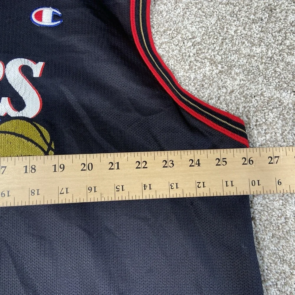 Champion Allen Iverson Jersey Mens XL Black Vintage Philadelphia 76ers NBA - Picture 5 of 7
